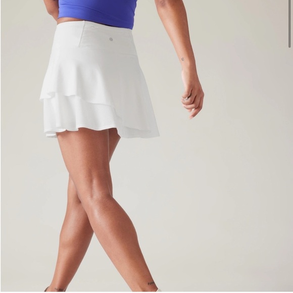 White Ace Mesh Athleta Skort - Picture 2 of 8